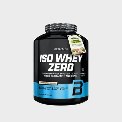 BioTech USA Iso Whey Zero 1816 g (72 Servings)-Cookies & Cream