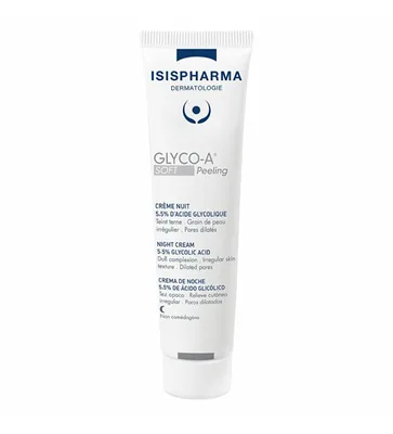 ISISPHARMA – Glyco-A Soft Peeling Creme Nuit 5.5% D’acide Glycolique – 30ml
