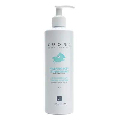 Kuora Lotion Hydratante Corps pour Bebes au Beurre de Karite 400 Ml