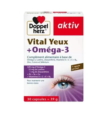 Doppelherz Aktiv Vital Yeux + omega3 30 Capsules