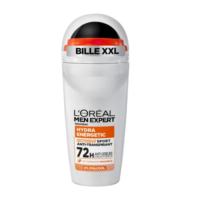 L'oréal Paris Men Expert Déodorant Hydra Energetic Bille Anti-transpirant Roll On