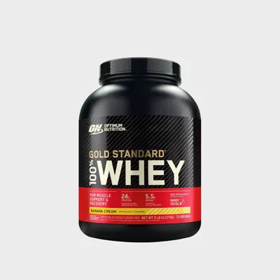 Gold Standard 100% Whey 2.27kg (73 Servings)-Banana Cream
