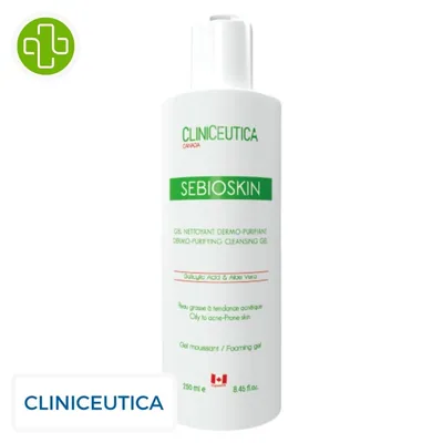 CLINICEUTICA – Sebioskin Gel Nettoyant Dermo-Purifiant – 250ml