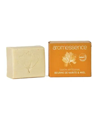 Aromessence Savon Artisanal Beurre de Karite et Miel 120g