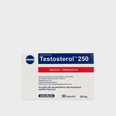 Testosterol 250 320mg - 30 Capsules