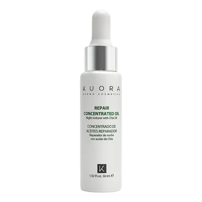 KUORA Repair Concentrated Oil - Sérum de nuit réparateur à l'huile de chia pour toutes peaux - 30 ml
