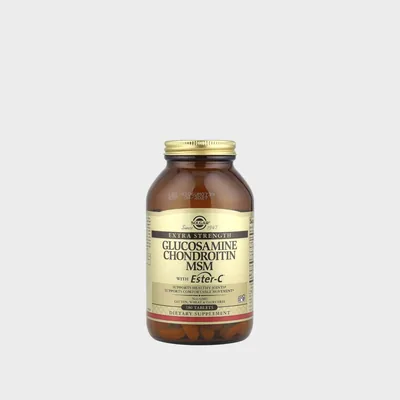 Solgar Glucosamine Chondroïtine MSM avec Ester-C® – 180 comprimés (60 Portions)