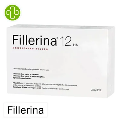 🎁 PACK 🎁 – FILLERINA – 12 Ha Pack Dermo-Cosmetique Grade 5 Densifiant et Filler – 1u