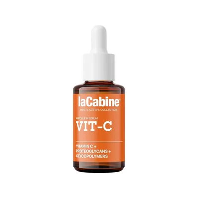 LA CABINE Vit-C Serum - Sérum antioxydant illuminateur hydratant pour peaux ternes et fatiguées (30ml)