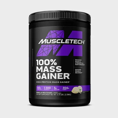 100% Mass Gainer 2.33Kg-Vanilla Milkshake