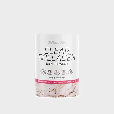 Clear Collagen Boisson en Poudre 308g (28 Servings)-Strawberry-Cranberry