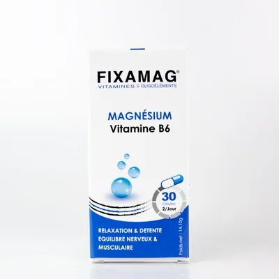 FixaMag Magnesium et B6 30 Gelules Fixa