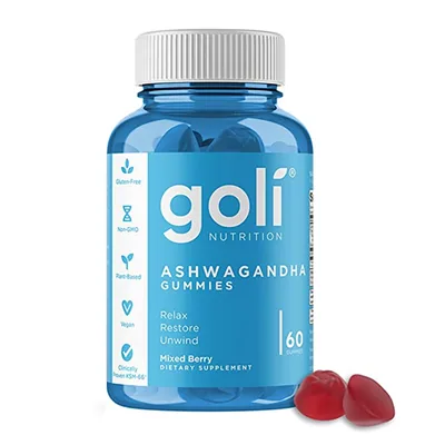 Goli Ashwagandha Gummies Fruits des bois 60 gommes