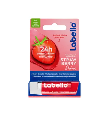 Labello Stick Lèvres BRILLANCE FRUITÉE FRAISE 4.8g