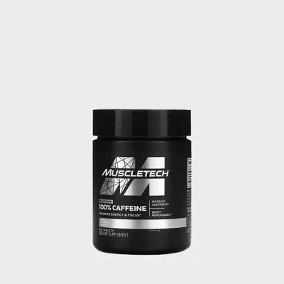 Platinum 100% Caféine 220mg 125 Tablets - Améliore l'énergie & la concentration