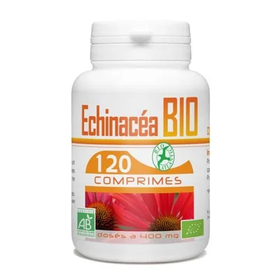 Echinacea bio 120 comprimes 400 mg GPH anti allergies et immunite