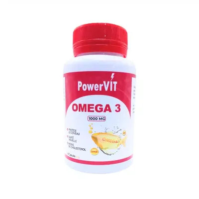 POWERVIT – Omega 3 1000mg – 60 Capsules