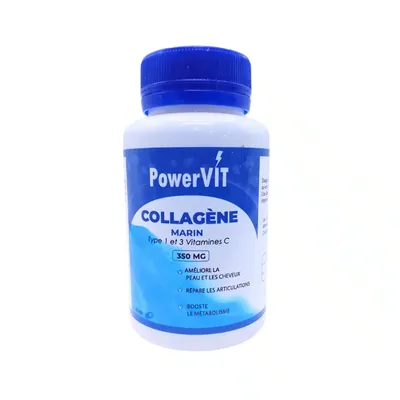 POWERVIT – Collagene Marin 350mg – 90 Gelules