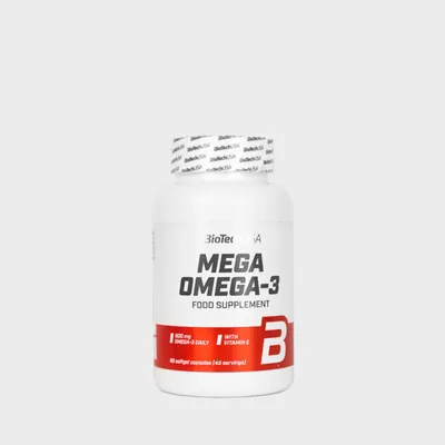 Mega Omega 3 90 Softgel Capsules (45 Servings) - 400mg EPA et 300mg DHA