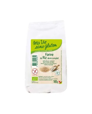 Ma Vie sans Gluten Farine de Riz Demi Complet 500 G