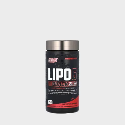 Lipo 6 Black Ultra Concentrate Ultimate Thermogenic 60 Capsules - Bruleur de Graisse