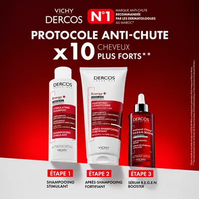 Vichy Dercos - Routine anti-chute SHAMPOOING + après-shampoing + REGEN BOOSTER SERUM