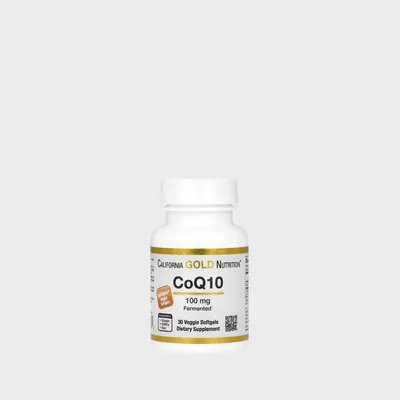California Gold Nutrition Coenzyme Q10 COQ10 100mg 30 Softgels (30 Servings)