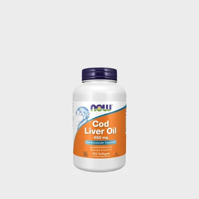 Cod Liver Oil – 650 mg – 250 Softgels