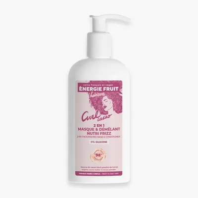 ENERGIE FRUIT – Haircare Curl Cacao 2en1 Masque et Démêlant Nutri Frizz – 300ml