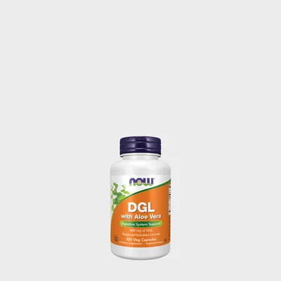 DGL Reglisse Deglycyrrhizinee 400mg + Aloe Vera 100 Capsules