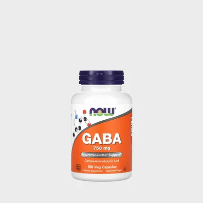 GABA 750mg 100 Capsules (100 Servings)