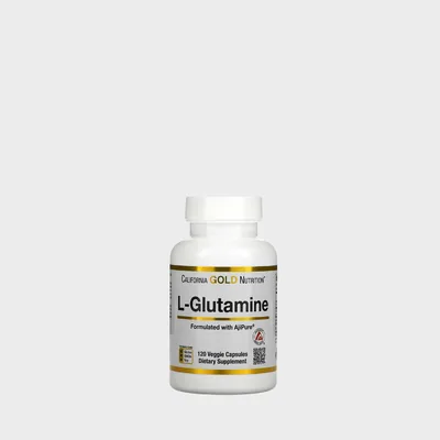 L-glutamine AjiPure 1000mg 120 Veg Capsules (60 Servings)