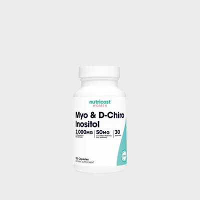 Myo-Inositol & D-Chiro Inositol – 120 Capsules (30 Servings)