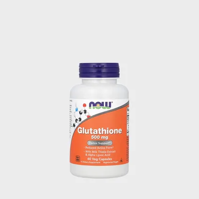 Glutathione 500mg 60 Veg Capsules - Chardon Marie & Acide Alpha-lipoique