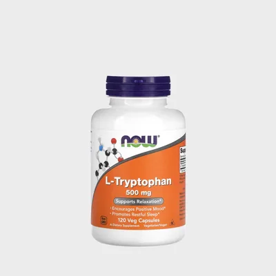 L-Tryptophane 500mg 120 Capsules (60 Servings) - Relaxation & Bonne Humeur