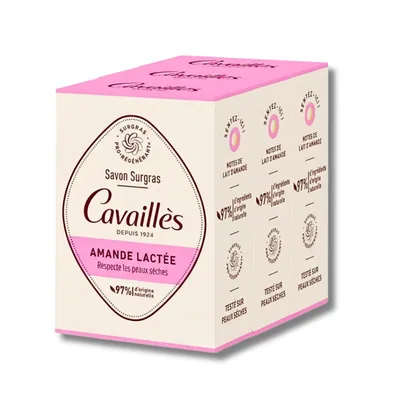 CAVAILLES – Trio Savon Surgras Amande Lactee – 200g