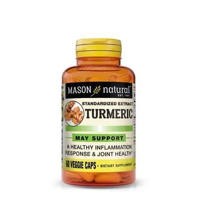Turmeric 500mg With Bioperine 60 Capsules Mason Natural