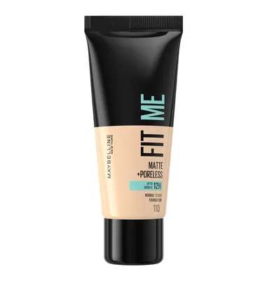 Maybelline Fit Me Fond de Teint Liquide Matte + Poreless 30ml 110 Porcelaine