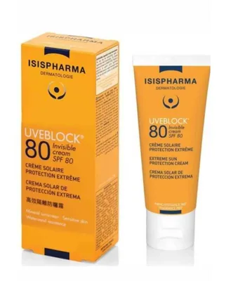 Isispharma Uveblock 80 Creme Invisible 40 Ml