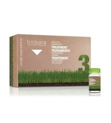 Biokera Nature Traitement Anti Pelliculaire Intensif 6 Ampoules 10ml