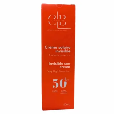 CLB – Creme Solaire Invisible SPF50+ – 50ml