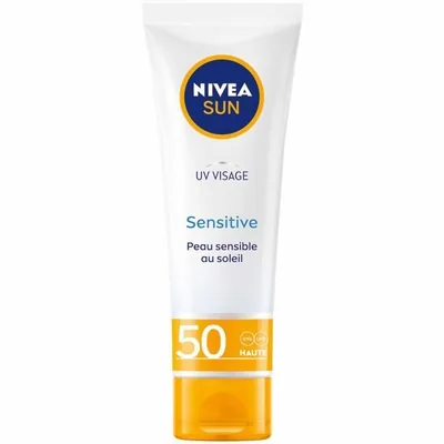Nivea Sun Uv Face Sensitive SPF50 Crème Solaire 50ml