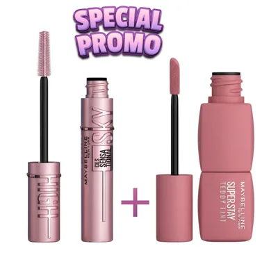 🎁 PACK 🎁 – MAYBELLINE – Pack Saint Valentin Teddy 55+Sky High