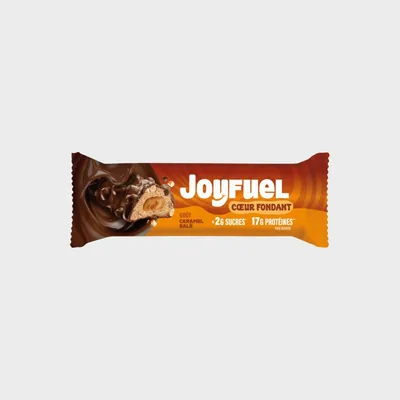 Barre Protéine Coeur Fondant 50g – 17g de Protéines & 2g de Sucres - Caramel Salé