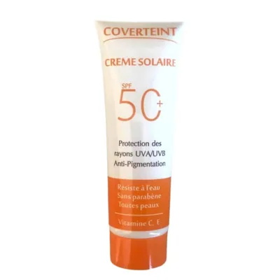 COVERTEINT – Creme Solaire Anti-Pigmentation Teinte Ivoire SPF50+ – 50ml
