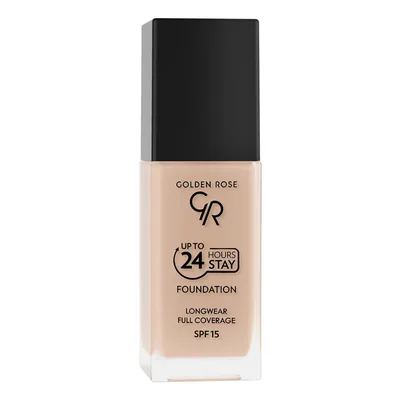 GOLDEN ROSE Up To 24 Hours Stay Fondation SPF15 - Fond de teint longue tenue (10)