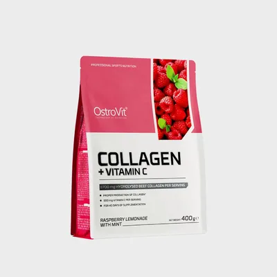 Collagene + Vitamine C 400g (40 Servings)-Raspberry Lemonade With Mint
