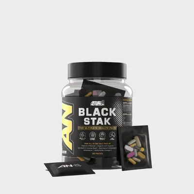 Black Stak – 30 Pack (11 gélules par pack) – Complexe Métabolique & Anabolique Naturel
